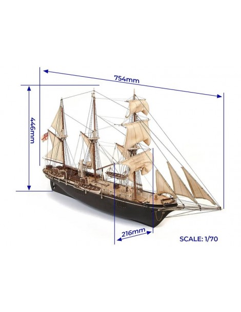 OCCRE HMS Endurance Standmodellbausatz 1:70