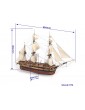 OCCRE HMS Erebus Standmodellbausatz 1:75