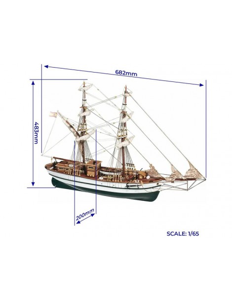 OCCRE Aurora Standmodellbausatz 1:65