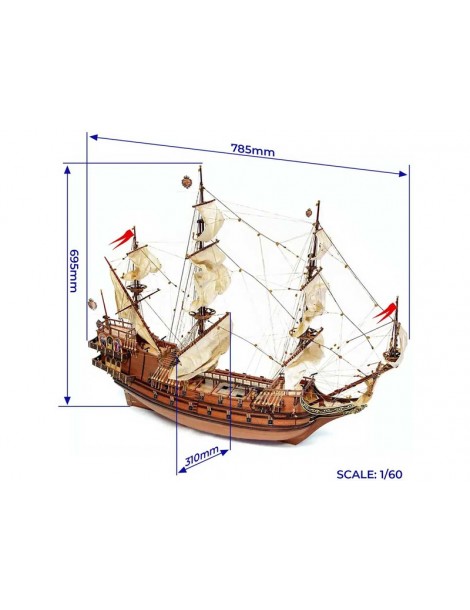 OCCRE Apostol Felipe Standmodellbausatz 1:60