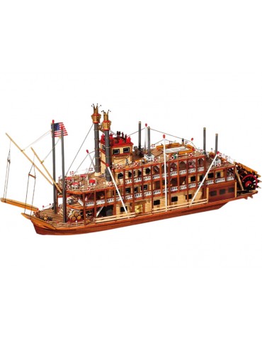 OCCRE Mississippi Heckraddampfer Standmodellbausatz 1:80