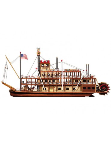 OCCRE Mississippi Heckraddampfer Standmodellbausatz 1:80