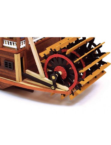 OCCRE Mississippi Heckraddampfer Standmodellbausatz 1:80