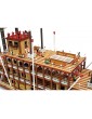 OCCRE Mississippi Heckraddampfer Standmodellbausatz 1:80