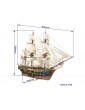 OCCRE HMS Bounty Standmodellbausatz 1:45