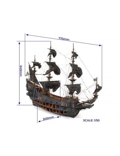 OCCRE Flying Dutchman Standmodellbausatz 1:50