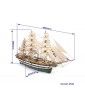 OCCRE Amerigo Vespucci Standmodellbausatz 1:100 mit Segelsatz