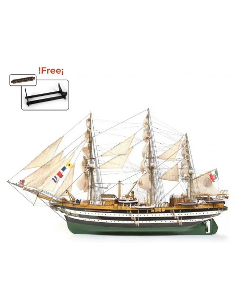 OCCRE Amerigo Vespucci Standmodellbausatz 1:100 mit Segelsatz