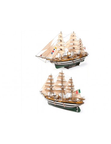 OCCRE Amerigo Vespucci Standmodellbausatz 1:100 mit Segelsatz