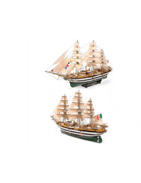OCCRE Amerigo Vespucci Standmodellbausatz 1:100 mit Segelsatz