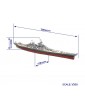 OCCRE USS Missouri Standmodellbausatz 1:200
