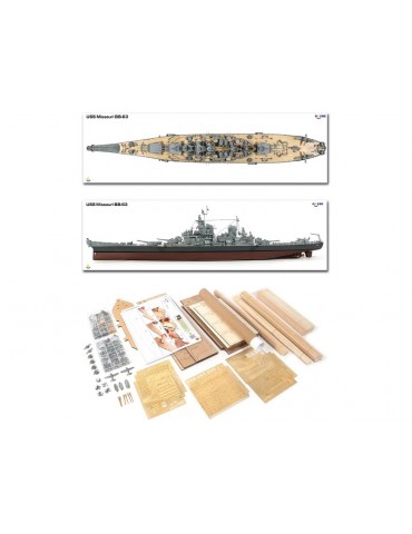 OCCRE USS Missouri Standmodellbausatz 1:200