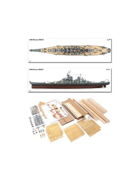 OCCRE USS Missouri Standmodellbausatz 1:200