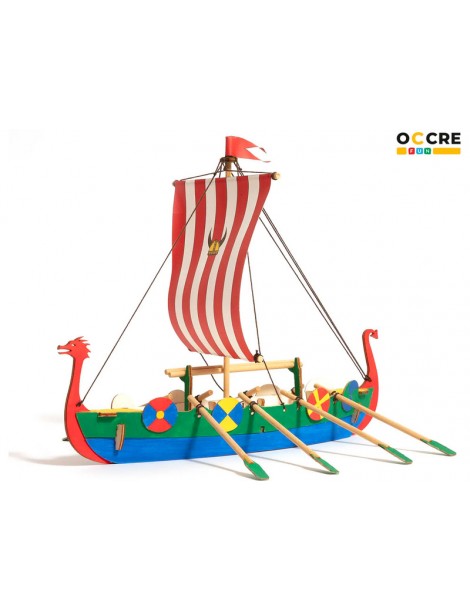 OCCRE Vikinger Boot Bausatz f r Kinder