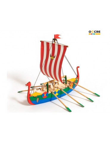 OCCRE Vikinger Boot Bausatz f r Kinder