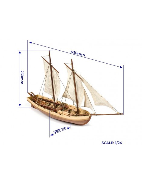 Hercules amerikietiškas laivo vilkikas 1:50 medinis modelis – CyborgShop