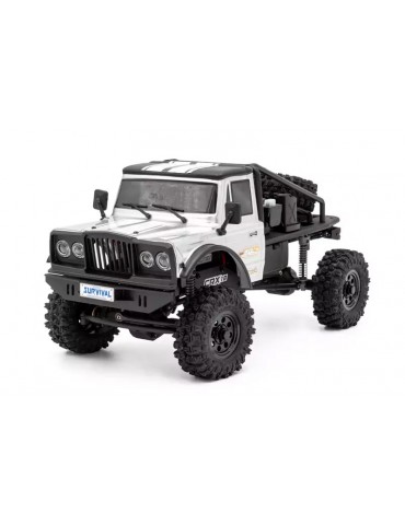RTR Truck Trial HOBBYTECH CRX18 Flat Cage 4x4 - Silver