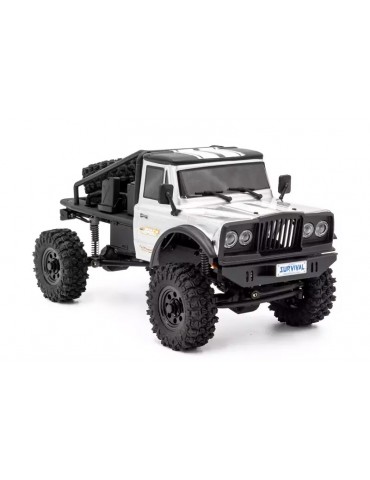 RTR Truck Trial HOBBYTECH CRX18 Flat Cage 4x4 - Silver