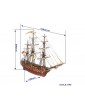 OCCRE Sant sima Trinidad Standmodellbausatz 1:90
