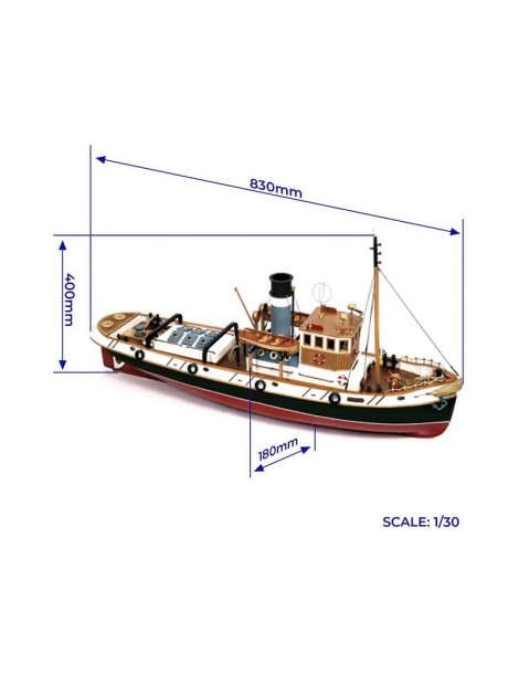 OCCRE Ulises Schlepper RC-Modellbausatz 1:30