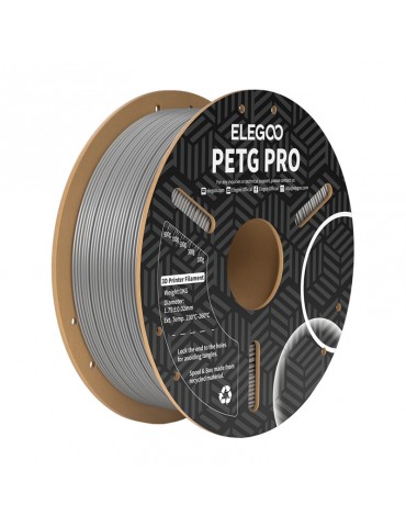 Elegoo PETG Pro pilkas 3D siūlas 1.75 mm 1 kg – CyborgShop