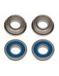FT Bearings, 8x16x5 mm, flanged, 4 Pcs.