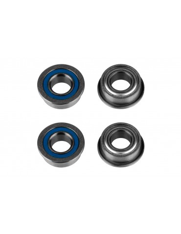 FT Bearings, 5x10x4mm, flanged, 4 Pcs.