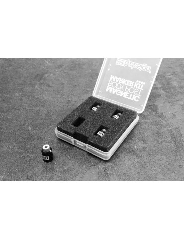 Body Post Marker kit Black - 1/10scale Model Cars