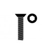 Steel Screws M4 x 14mm - Hex Flat Head - 10 pcs