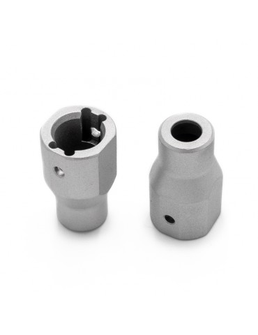 OPTIONAL CRX REAR AXLE LOCKOUT IN ALUMINIUM - Silver