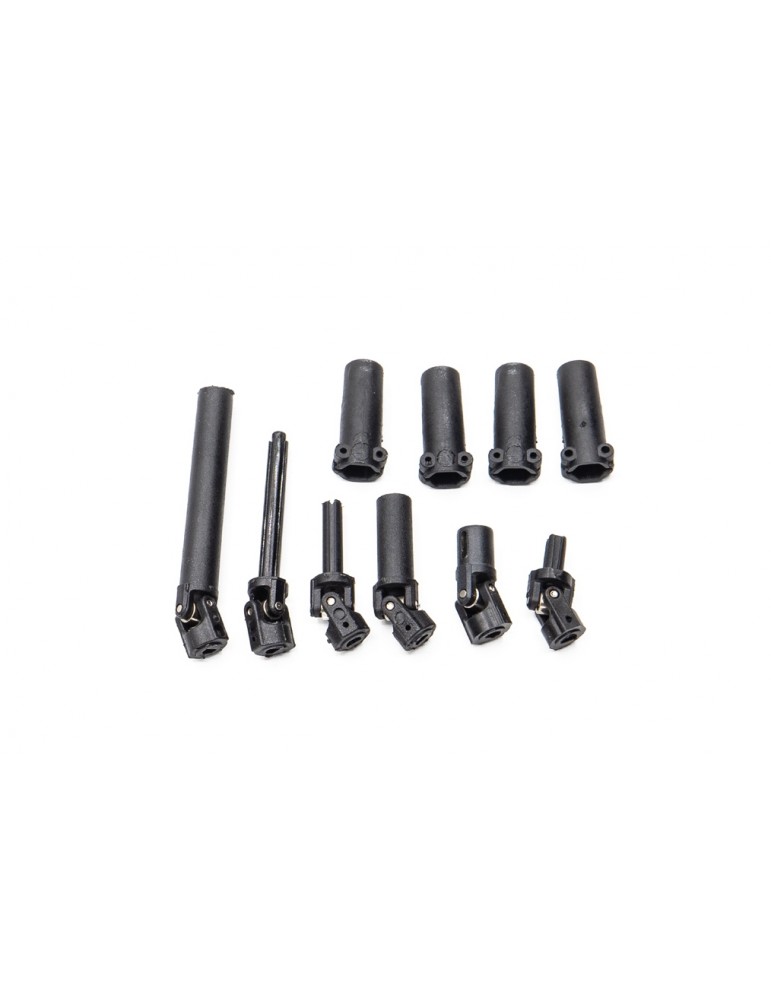 CRX18 Drive shaft set & rear axle hub (6x6)