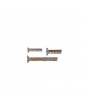 Screw countersunk brass nickel M3