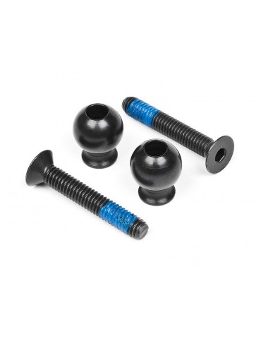 Screw & ball front upper arms