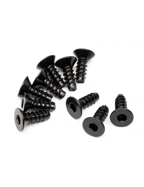 TP. Flat Head Screw M3x8mm (10pcs)