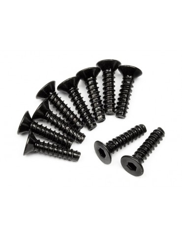 TP. Flat Head Screw M3x12mm (10pcs)