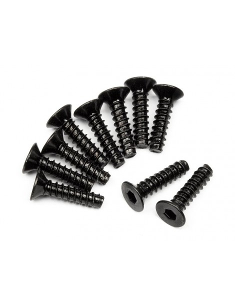 TP. Flat Head Screw M3x12mm (10pcs)