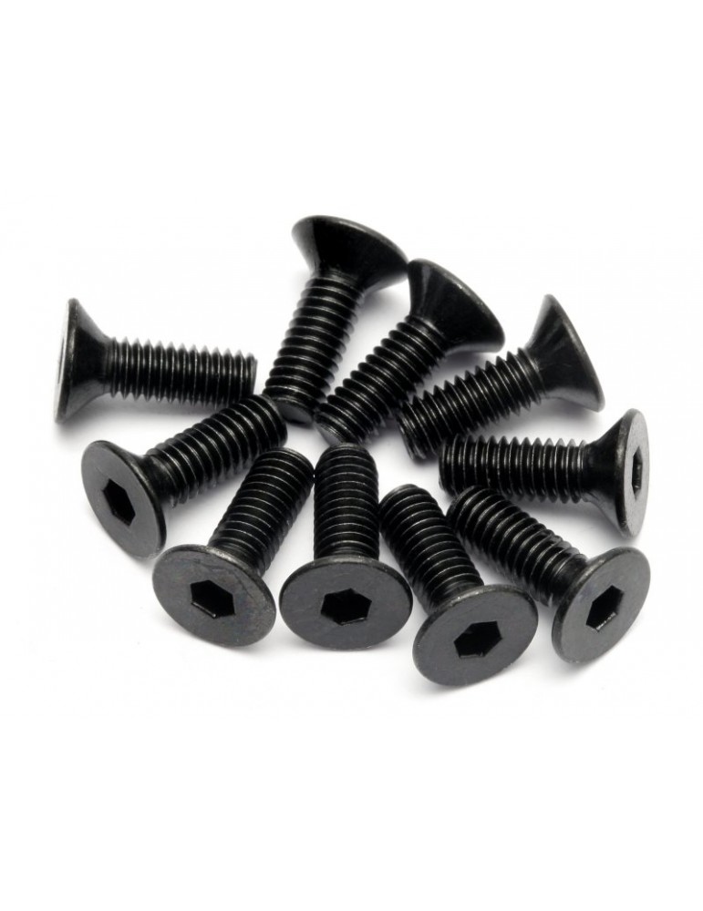 Flat Head Screw M3x12mm (10pcs)