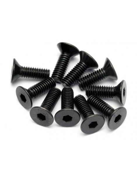 Flat Head Screw M3x12mm (10pcs)