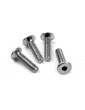 Flat Head Screw M2.6x10mm (4pcs)