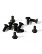 Flat head screw M3x8mm hex socket/10pcs