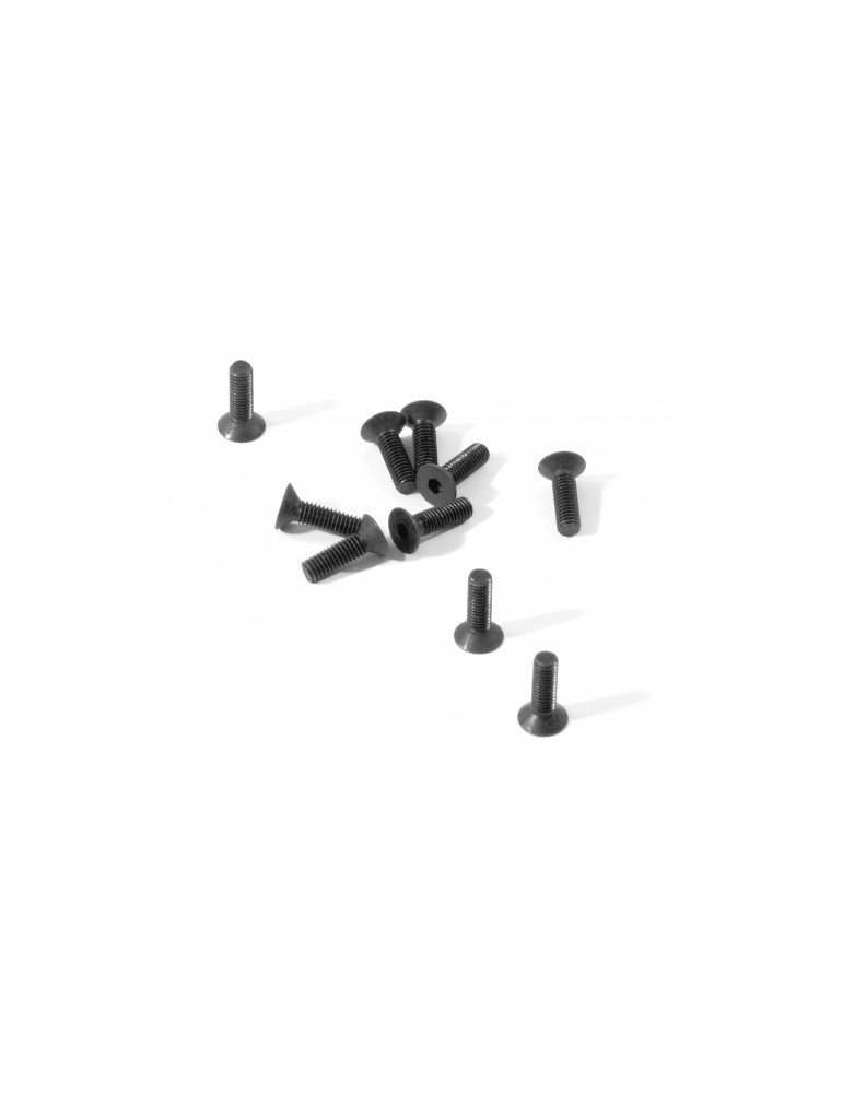 FLAT HEAD SCREW M3x10mm HEX SOCKET