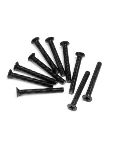 FLAT HEAD SCREW M3x26mm (10pcs)
