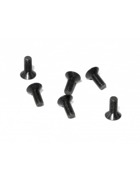 Flat head screw M3x8mm (6pcs)