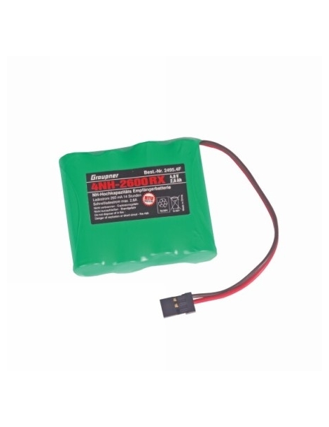 Akumuliatorius 4,8V NiMH 2000 mAh flat