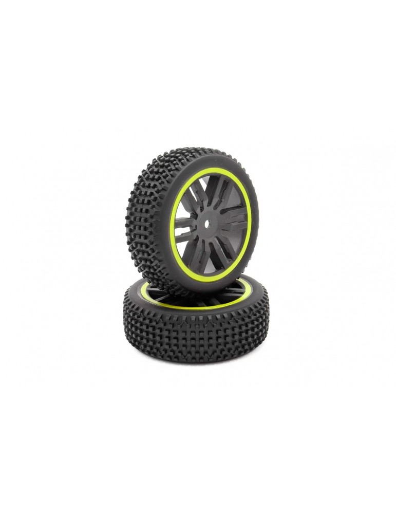 Front complete tyres (x2) - Yellow