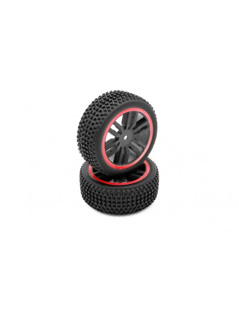 Rear complete tyres (x2) - RED
