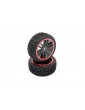 Rear complete tyres (x2) - RED