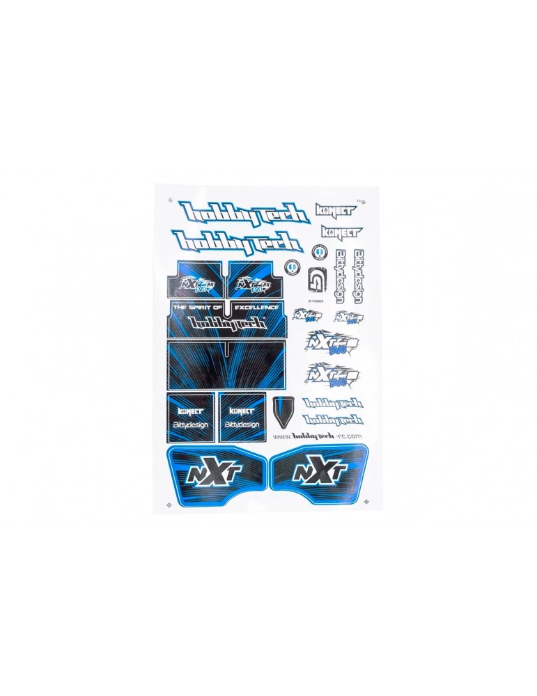 SPIRIT Blue NXT EVO RR stickers sheet