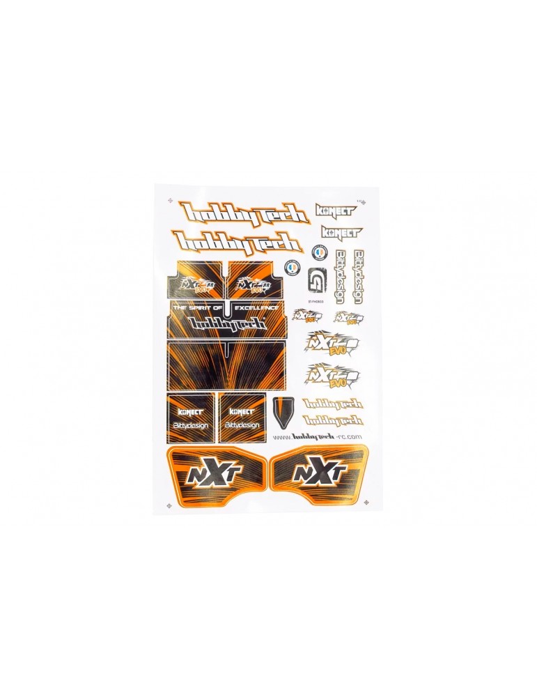 SPIRIT Orange NXT EVO RR stickers sheet