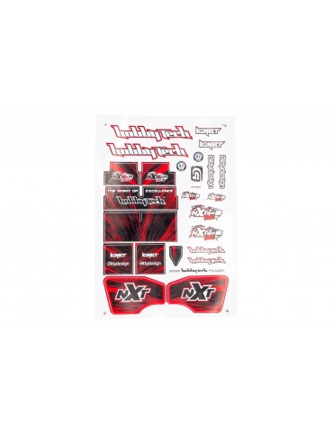SPIRIT Red NXT EVO RR stickers sheet